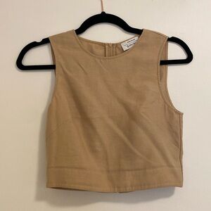 & other stories cropped tank top